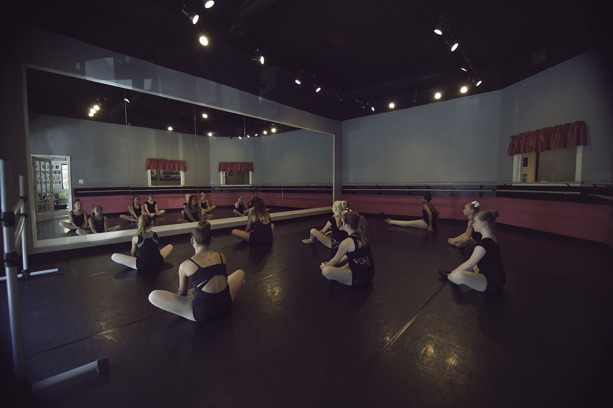 Practice Room for dance and ballet at Fredericksburg Studio of the Arts